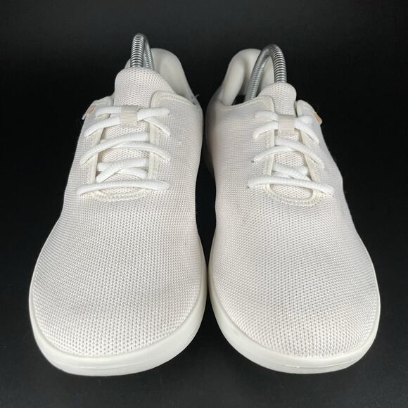Kizik Madrid Eco Shoes Women’s 9.5 White Knit Hands Free Slip On Sneakers Casual - Picture 2 of 9